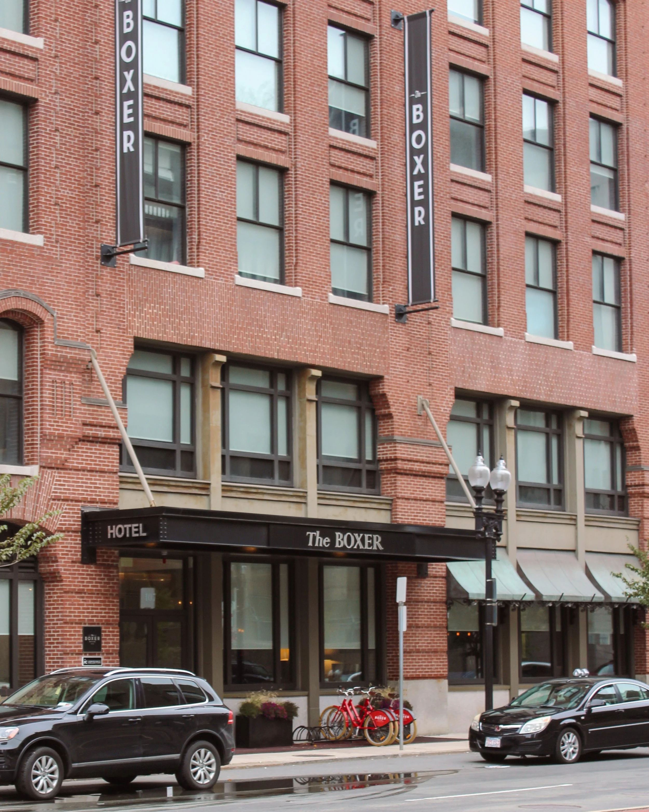 If you're visiting Boston for the first time, you want to stay somewhere that's centrally located for easy getting around.

The Boxer Boston is a boutique hotel located in an old Flatiron Building that dates back to 1904. Located in Boston's West End