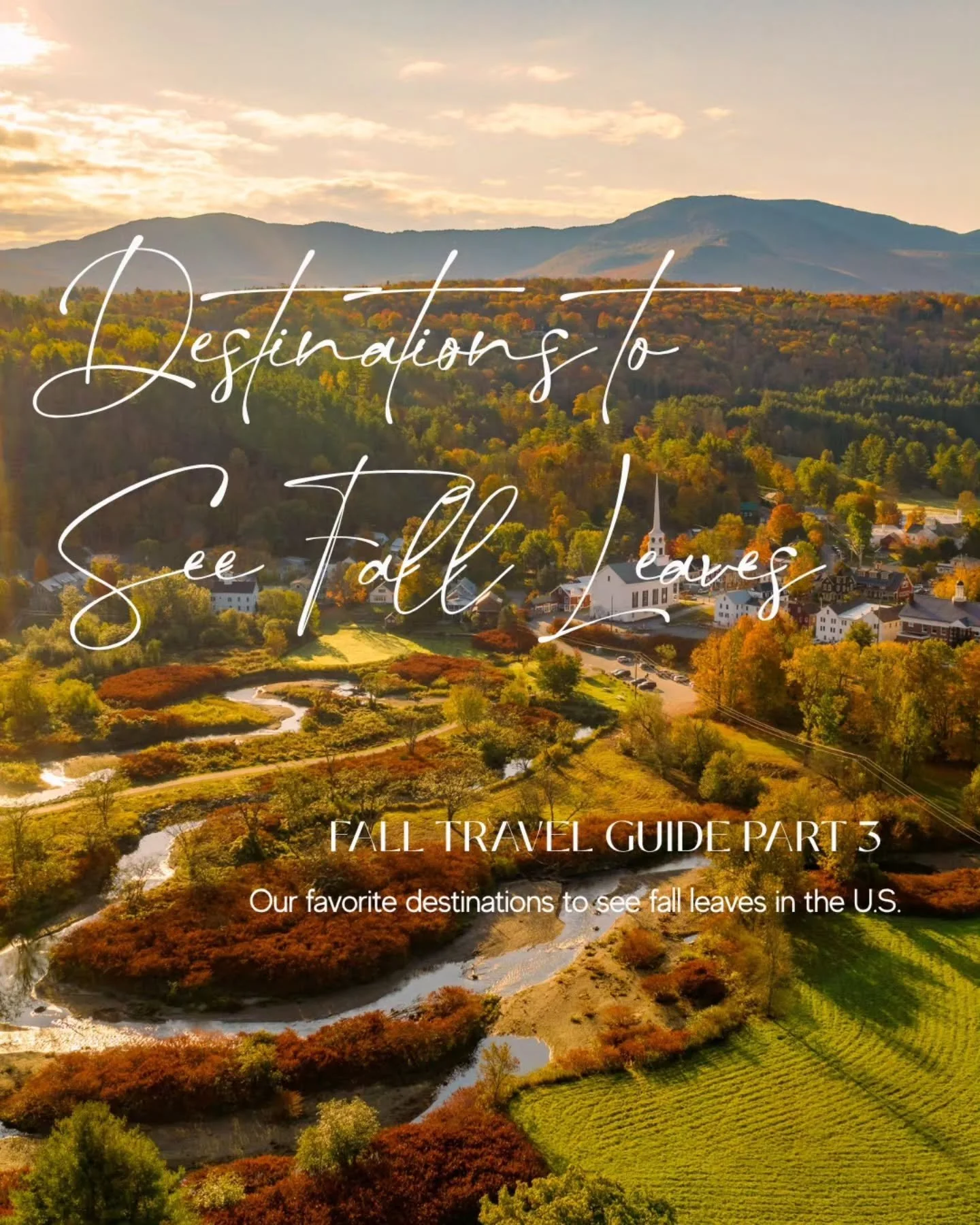 Where to See Fall Leaves in the US (Part 3)

Rounding out our list of destinations for epic fall leaves in the US, it's all about the East coast.

Swipe left for the final three spots and tell us in the comments where you love to see fall colors each