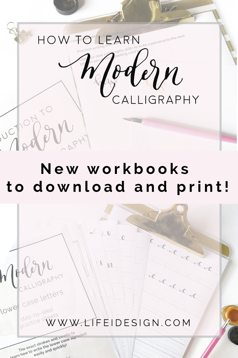 How to learn Modern Calligraphy — Nicki Traikos, life i design