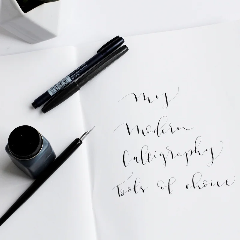 modern calligraphy tools by life i design.jpg