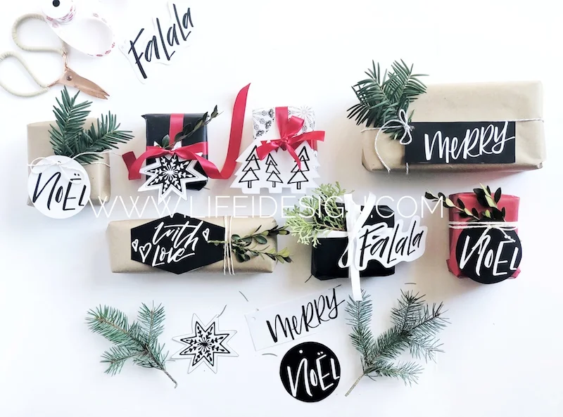 Fun, functional and stylish Christmas gift tags!
