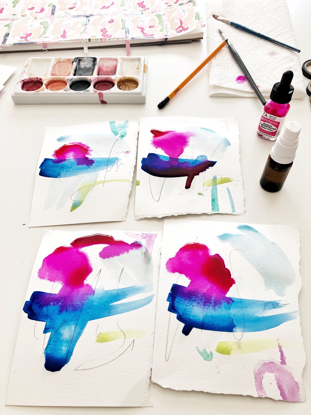 Fun & Easy Watercolor project for beginners — Nicki Traikos | life i ...