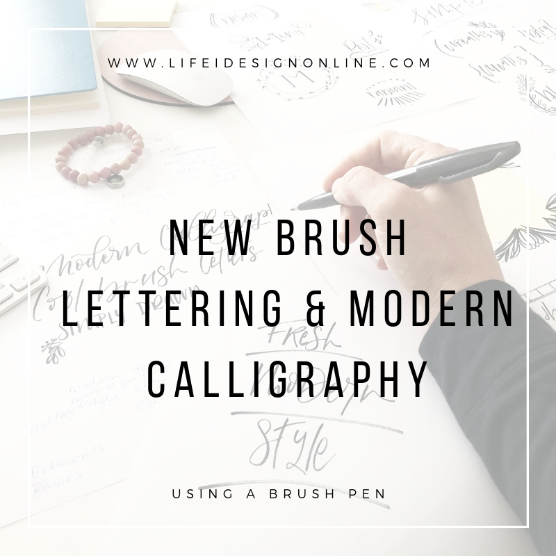 How to learn Modern Calligraphy — Nicki Traikos, life i design