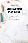 how to commit to a 90 day plan - with downloadable tracking sheets ...