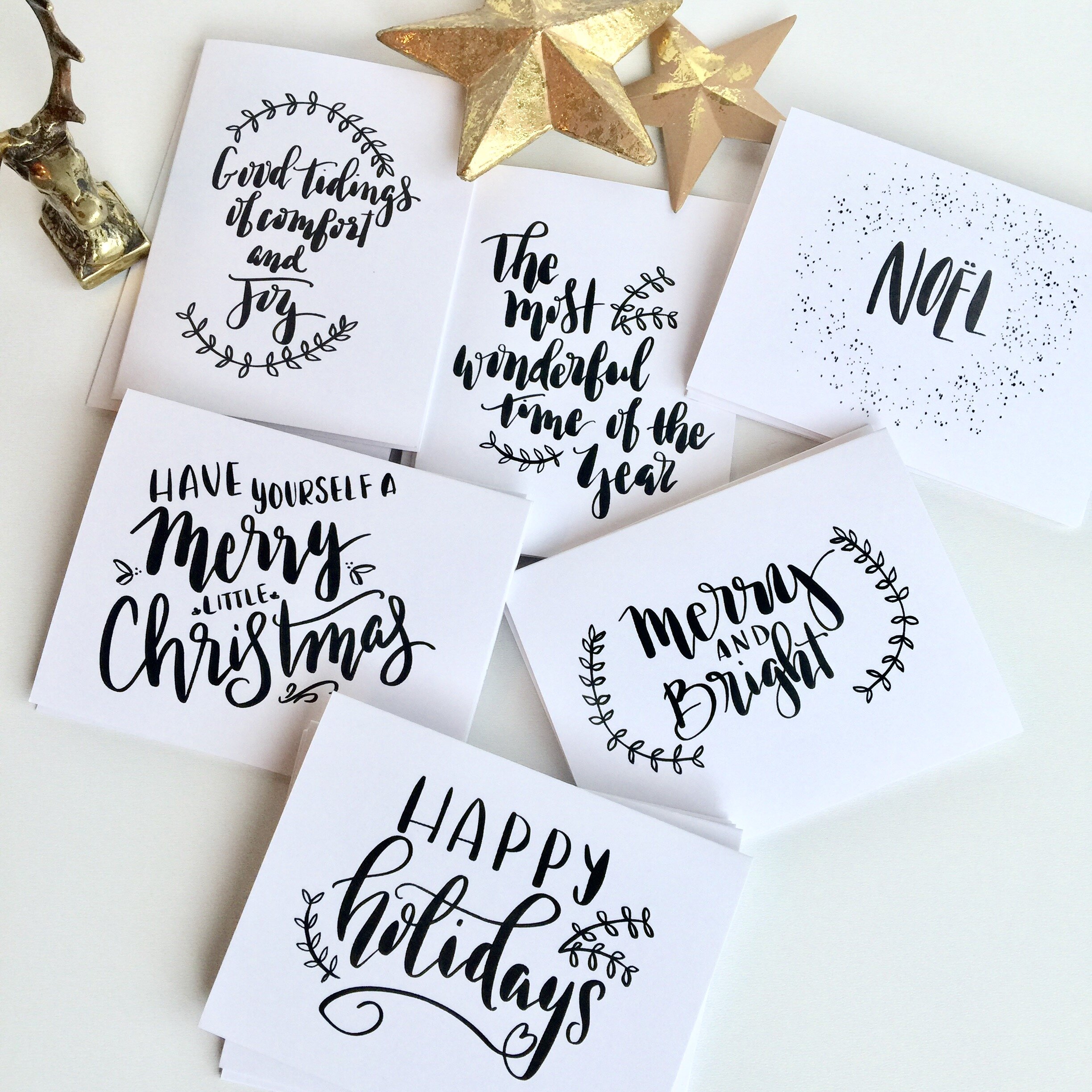decorate a blank card with my WRITECH brush pens! @writechpens