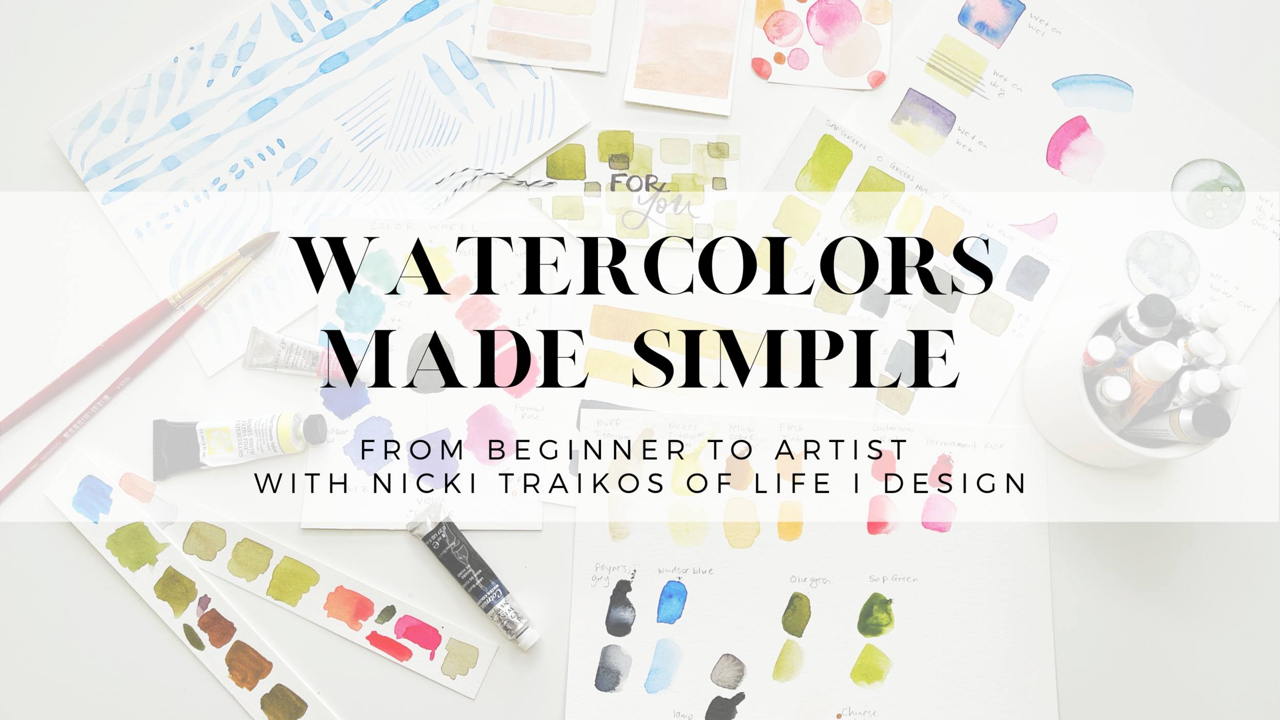 Back to School Shopping for Watercolor Artists — Nicki Traikos