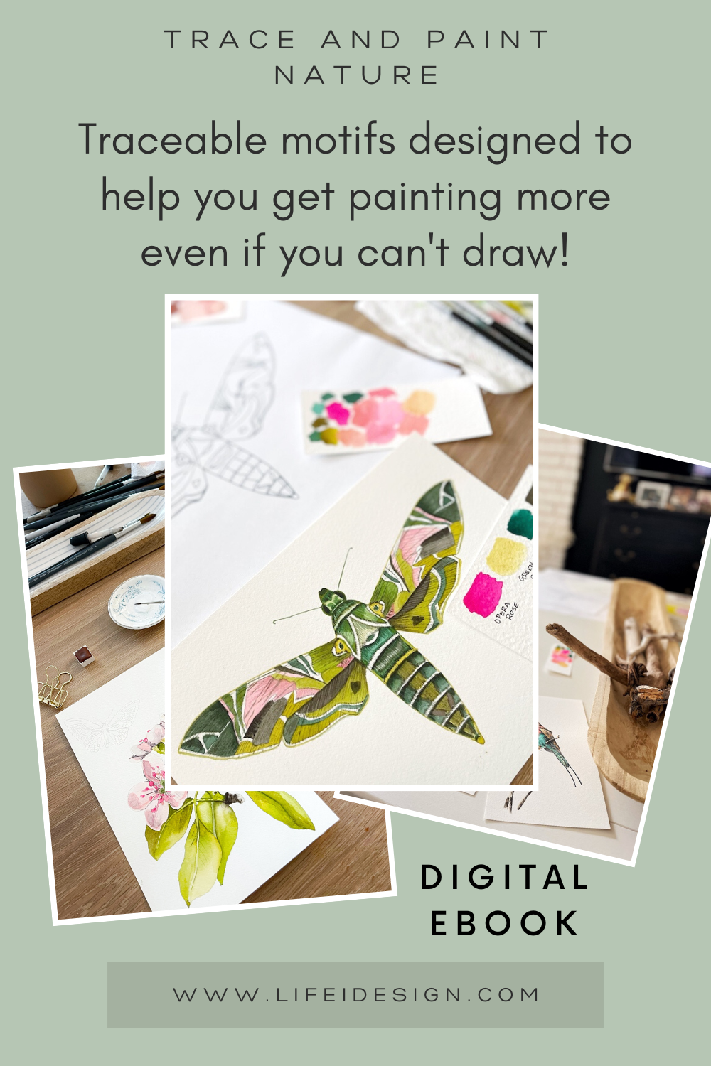 Trace and Paint Nature Book - up your watercolor game! — Nicki Traikos, life i design