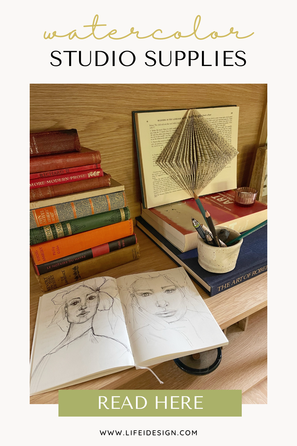 30+ Art Studio Supplies, Sketchbooks, and Art Books for Creatives — Nicki  Traikos, life i design