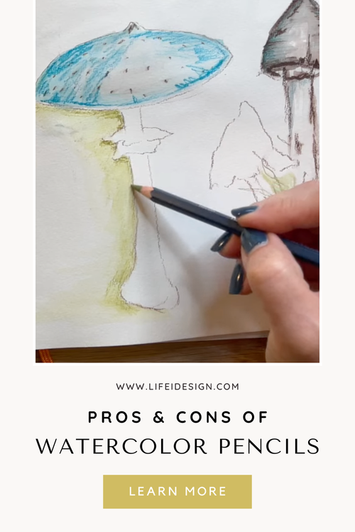 How to Use Watercolor Pencils - Techniques and Demonstration 