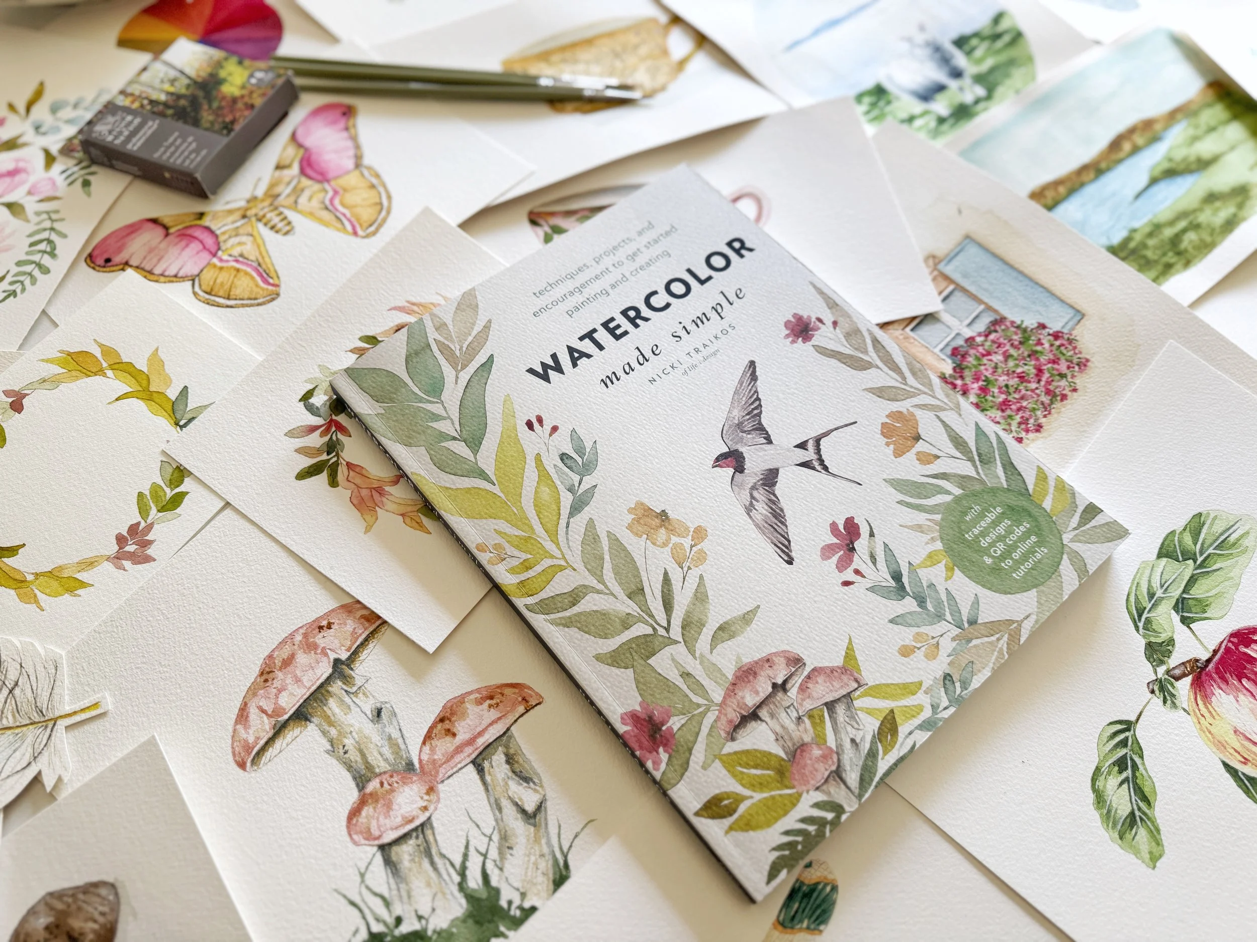 Watercolor Made Simple Book — Nicki Traikos life i design
