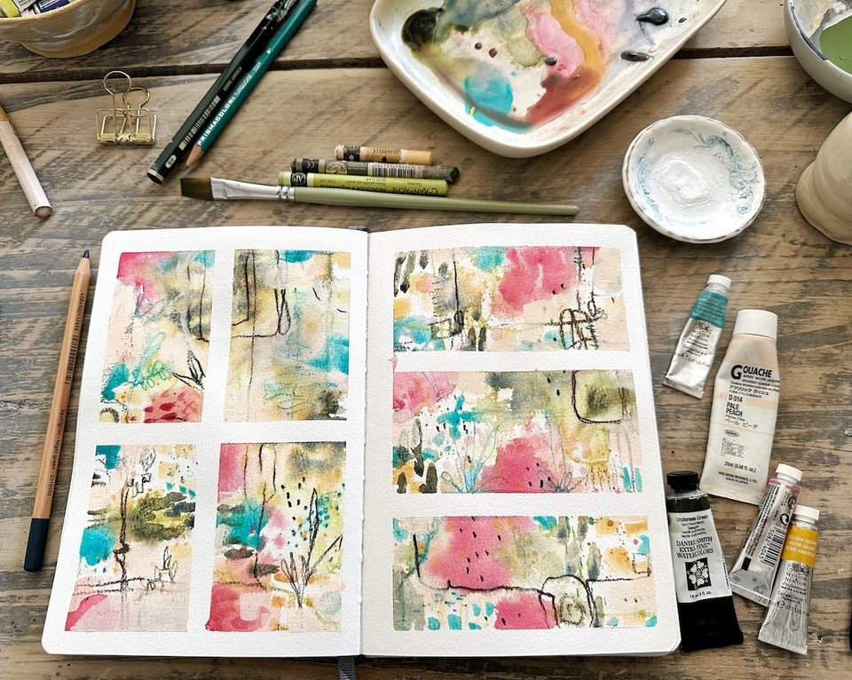 Make your own Watercolor Swatches! – Camera and a Canvas
