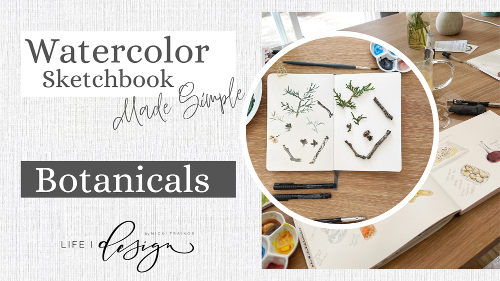 Create Beautiful Watercolor Sketchbook Collections — Nicki Traikos, life i  design