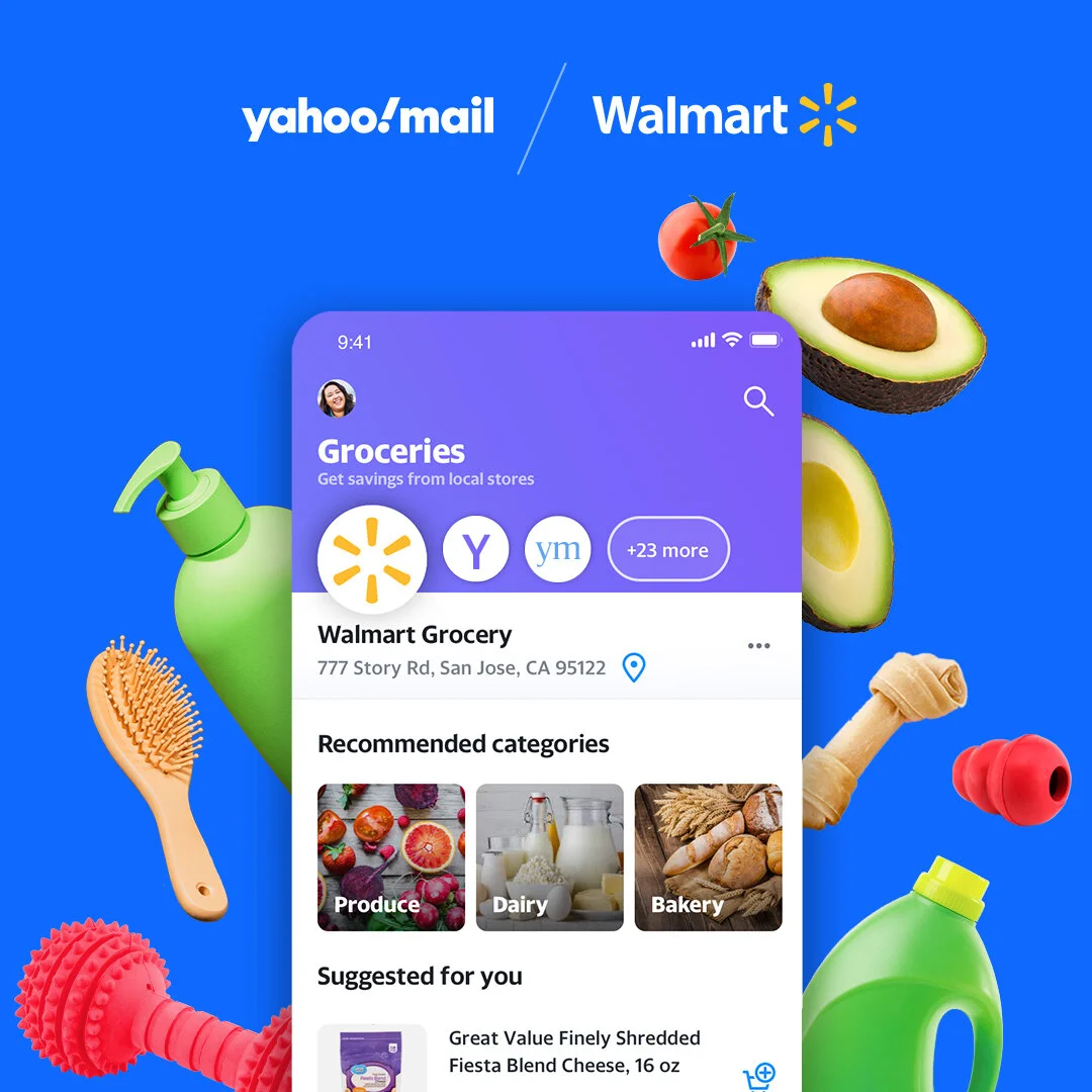 Yahoo Mail x Walmart Campaign