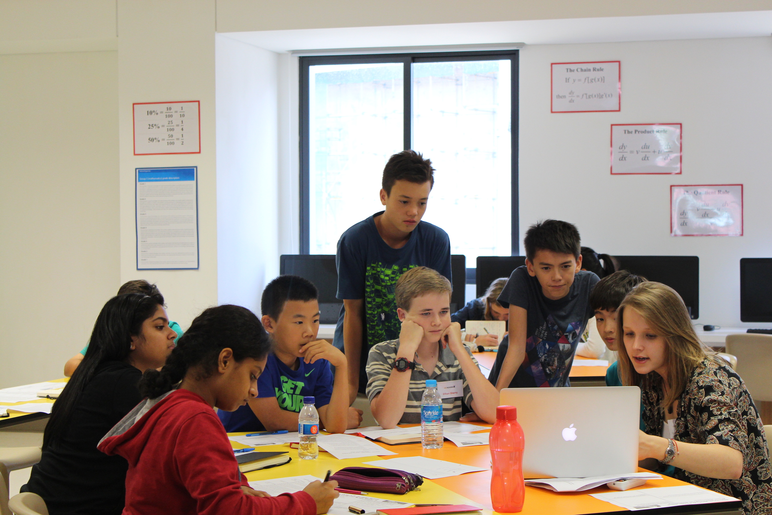 Exploring the realms of genetic engineering and exploring genes that the team could use in building their own synthetic biology bacteria to change the world (225 Academy, Singapore 2015)