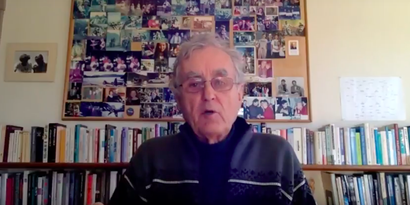 Fritjof during his online reflections shared with Alumni through the Network.