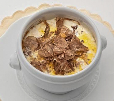 Uovo in Cocotte al Tartufo Bianco d'Alba