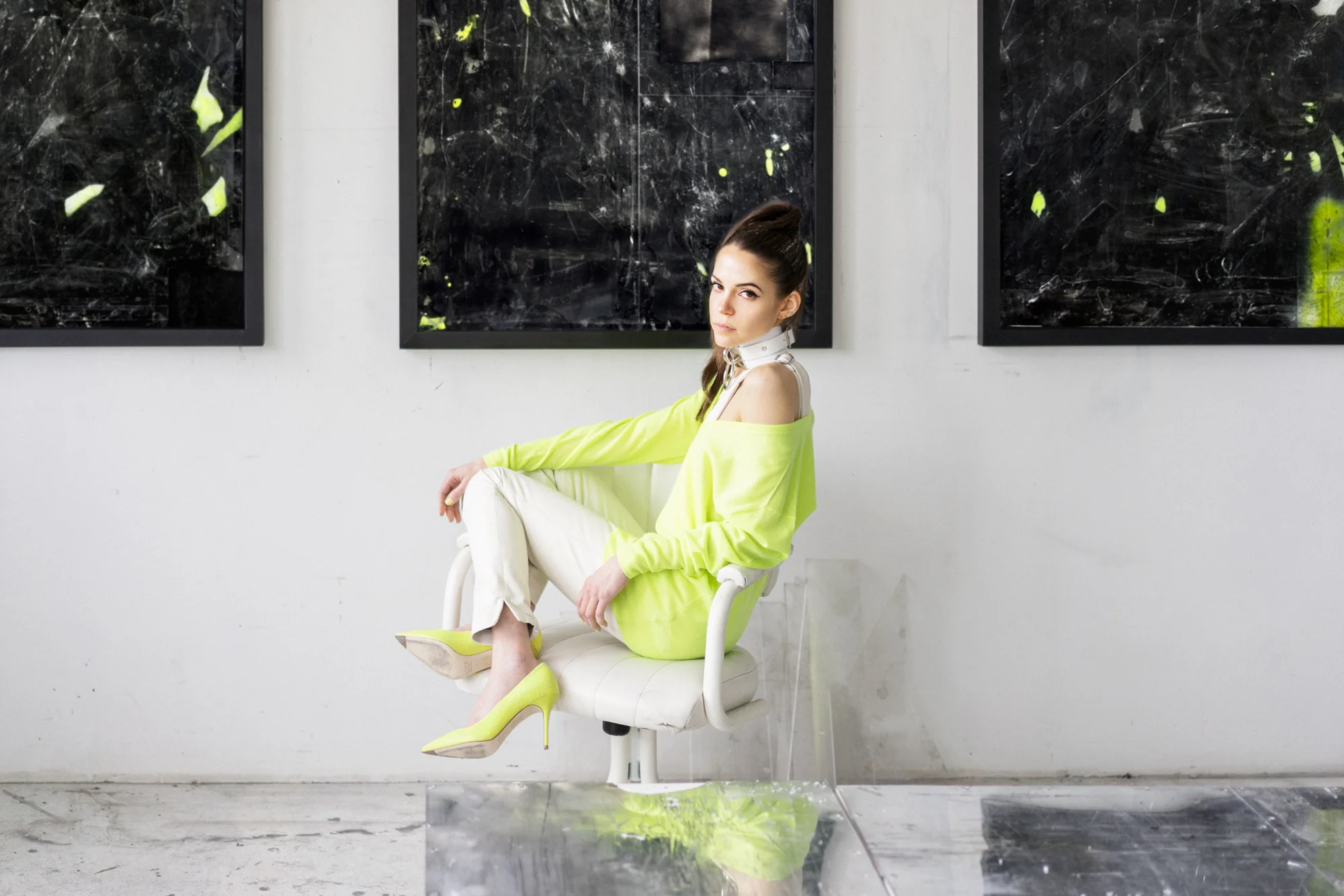 Model: Pari Ehsan Makeup: Jessica Sanner Hair: Cosma De Marinis Art/Photography: Jason Gringler Studio