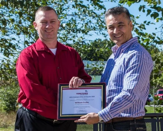 AWG Employee of the 3rd Quarter of 2018, William Frobe