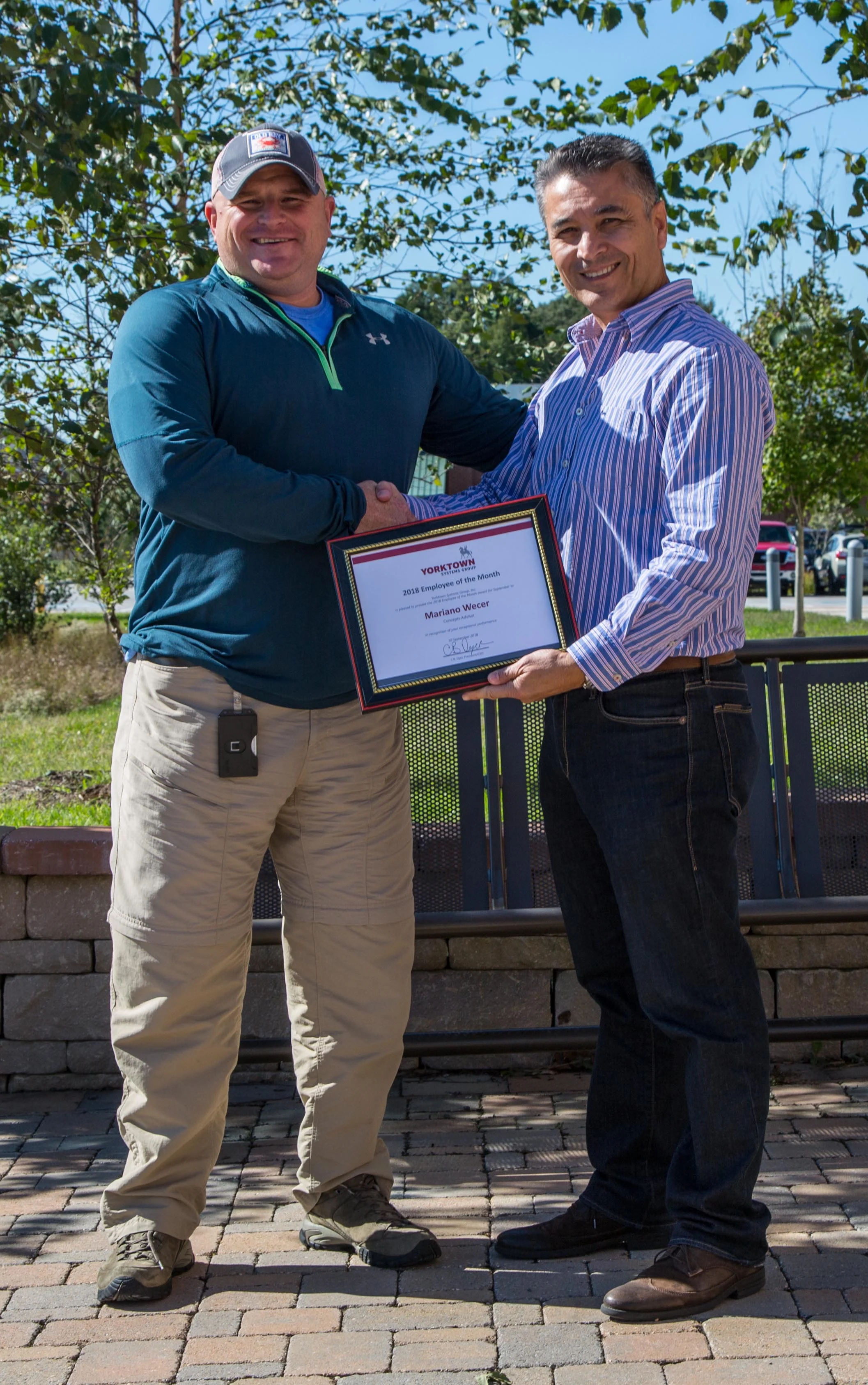 Yorktown September 2018 Employee of the Month, Mariano Wecer