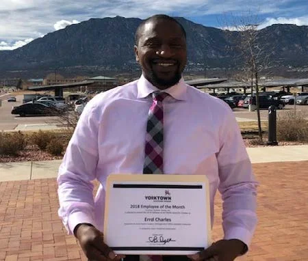 Yorktown October 2018 Employee of the Month, Errol Charles