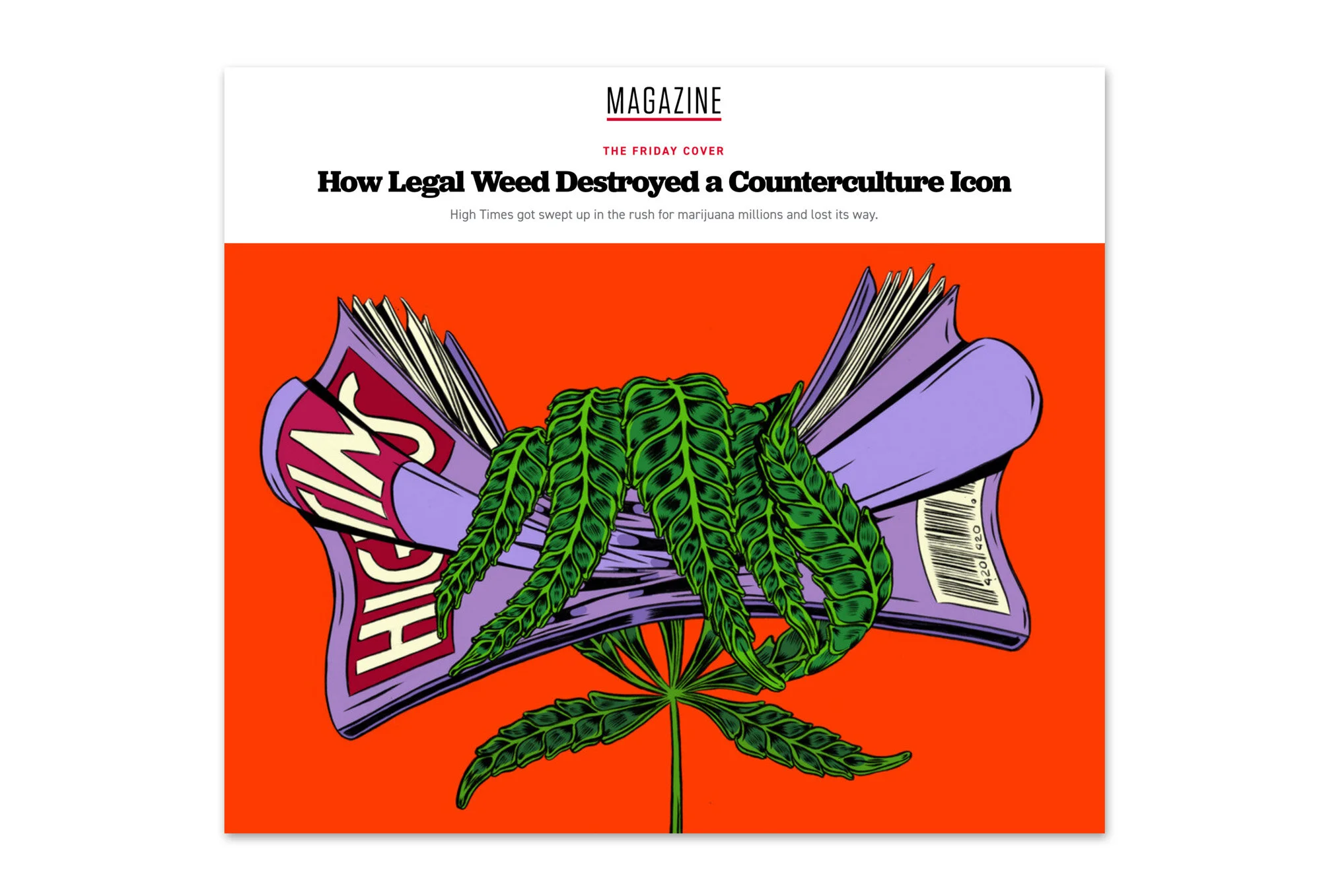 Design and art direction for Politico online magazine story. Illustration by Kelsey Dake