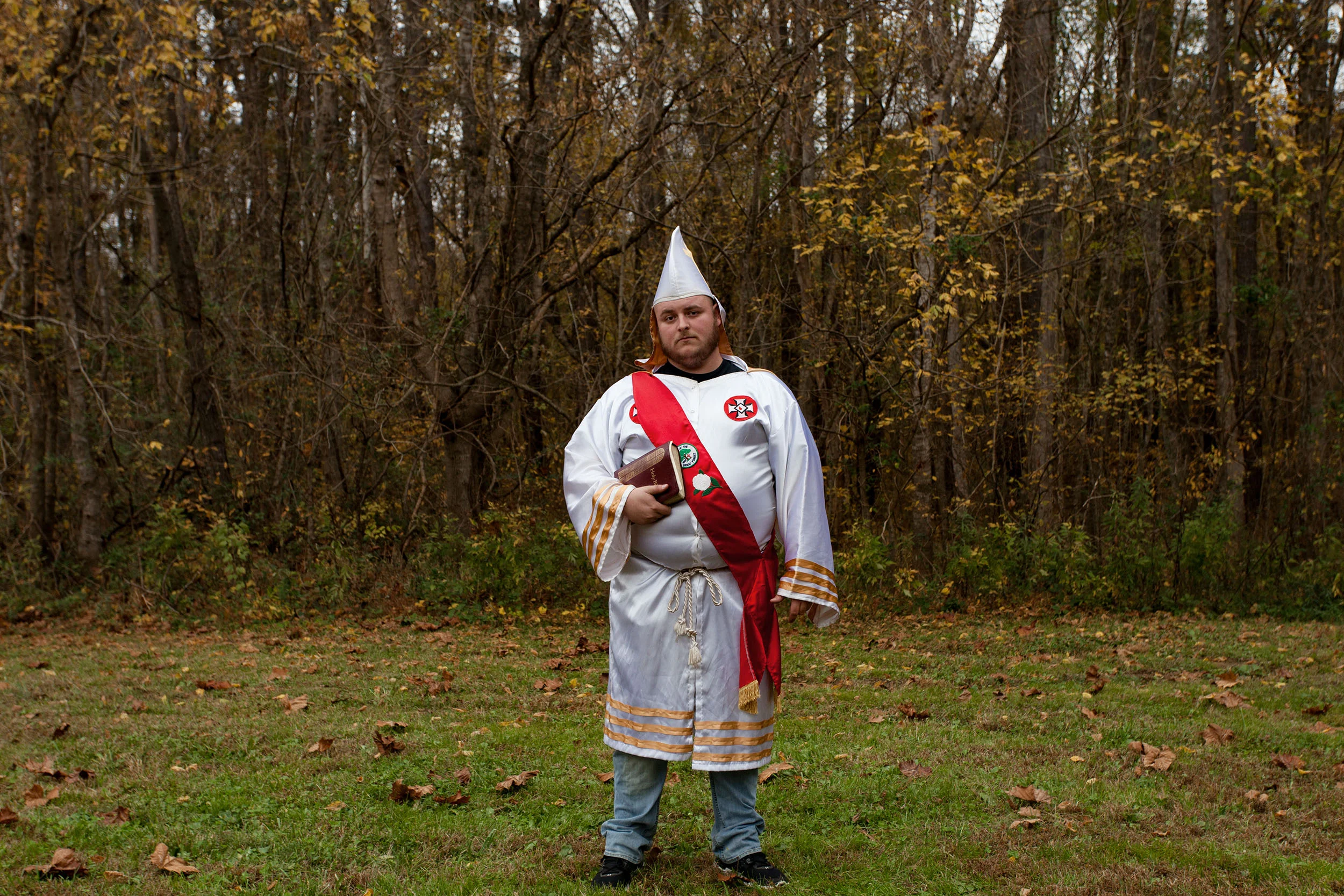 Member of the Loyal White Knights of the Ku Klux Klan.