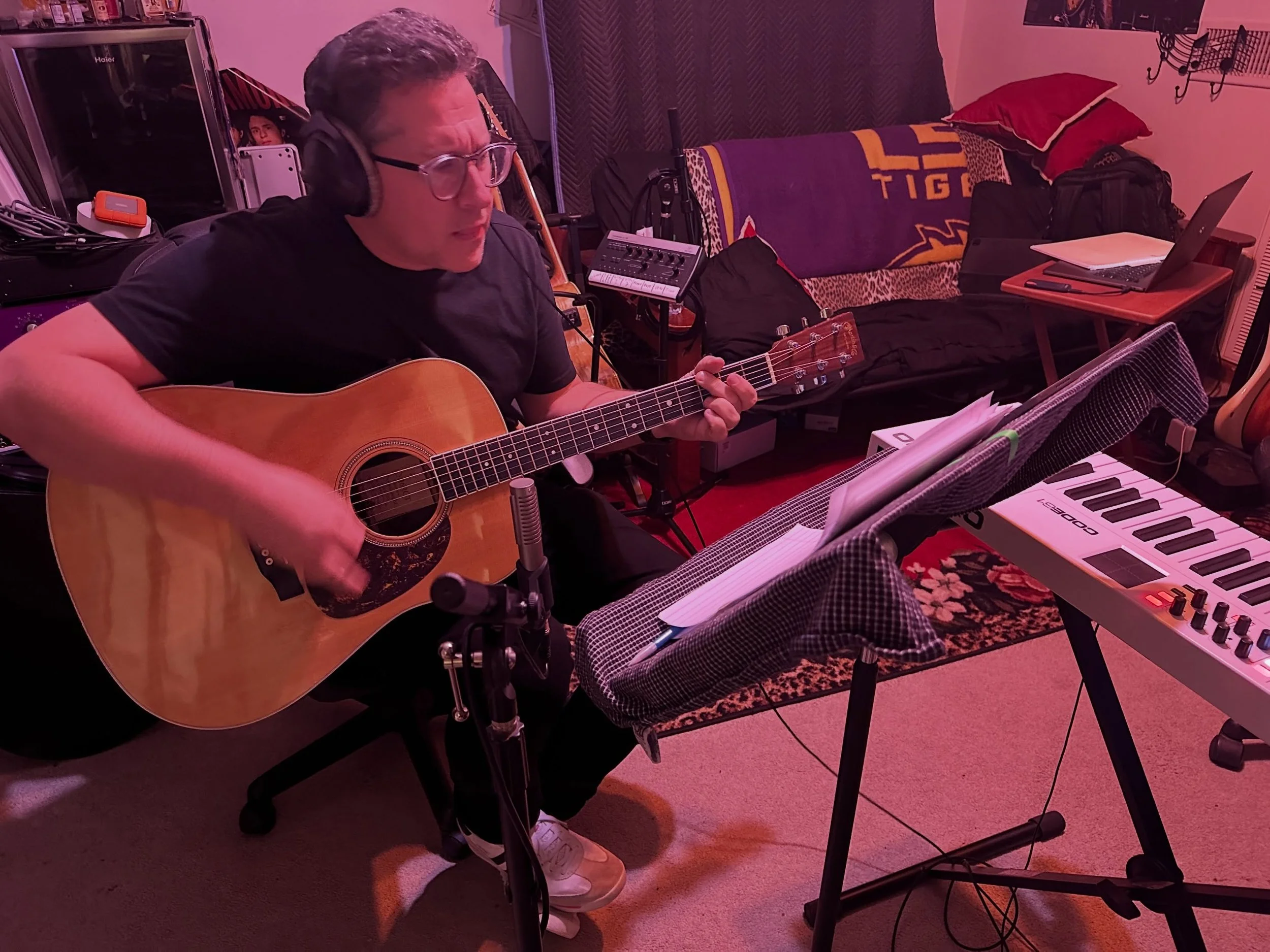 BTS of some studio work yesterday. Big things are coming. 🙏🏼🙌🏼

We are still booking tour dates for the Advent Tour with Tanner Kalina this December as well as confirmation retreats, parish missions, youth group XLT&rsquo;s, and house worship and
