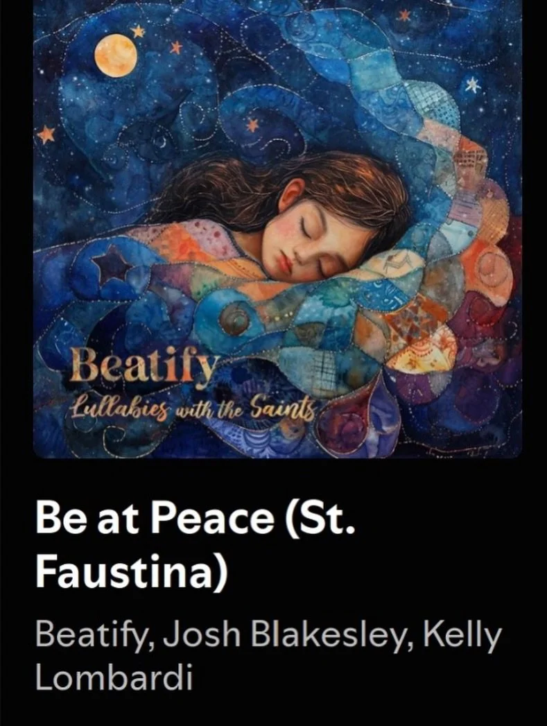 Take a min to sing along with this prayer today on St Faustina&rsquo;s feast day. 🎶

St. Faustina, pray for us!

This one and the entire Beatify album is available on Hallow, Spotify, Apple Music, and wherever you enjoy your music!

#beatify #beatpe