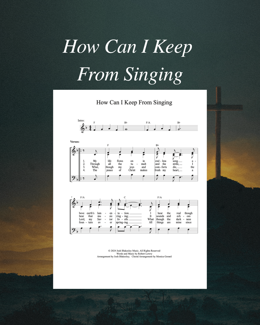 How Can I Keep From Singing