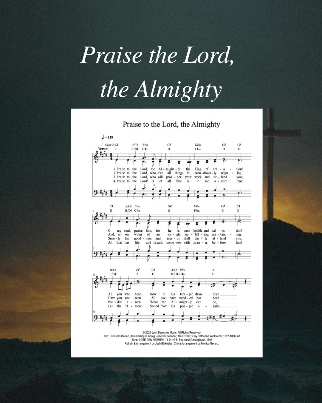 Praise to the Lord, the Almighty