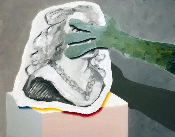 Blind Handler / 16" x 20" / Oil on canvas / 2012