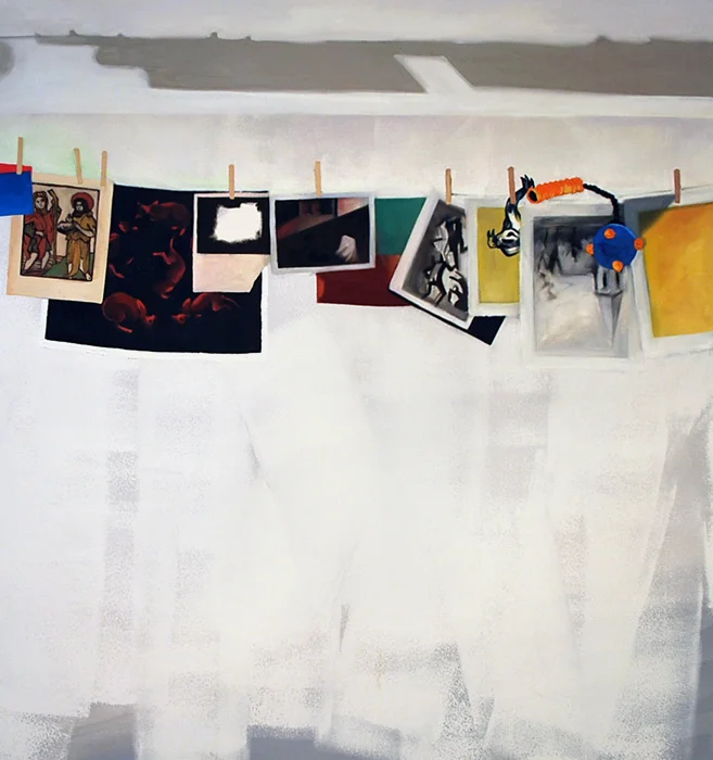 Pin / 56" x 72" / Oil on canvas / 2012