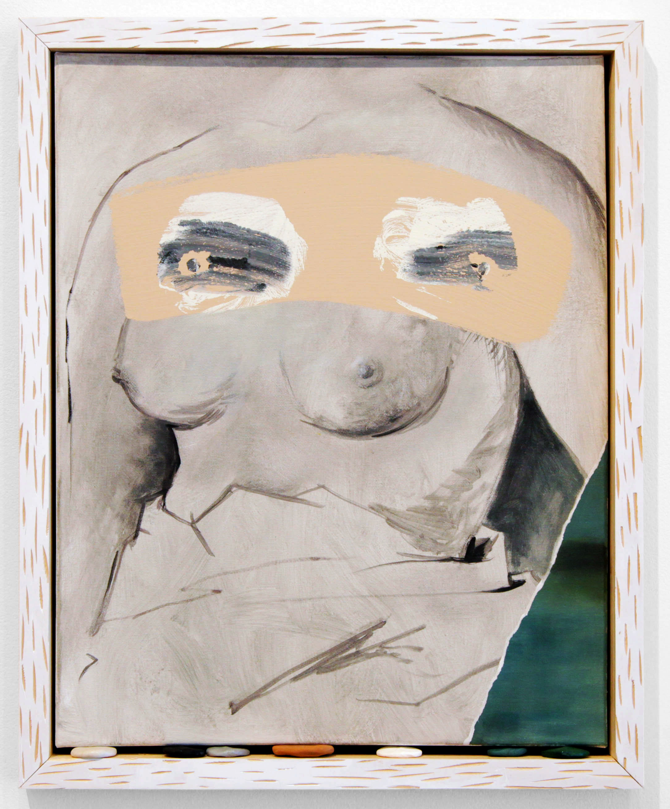For Wilhelm Reich / 18" x 22" / Oil and acrylic on canvas / 2015