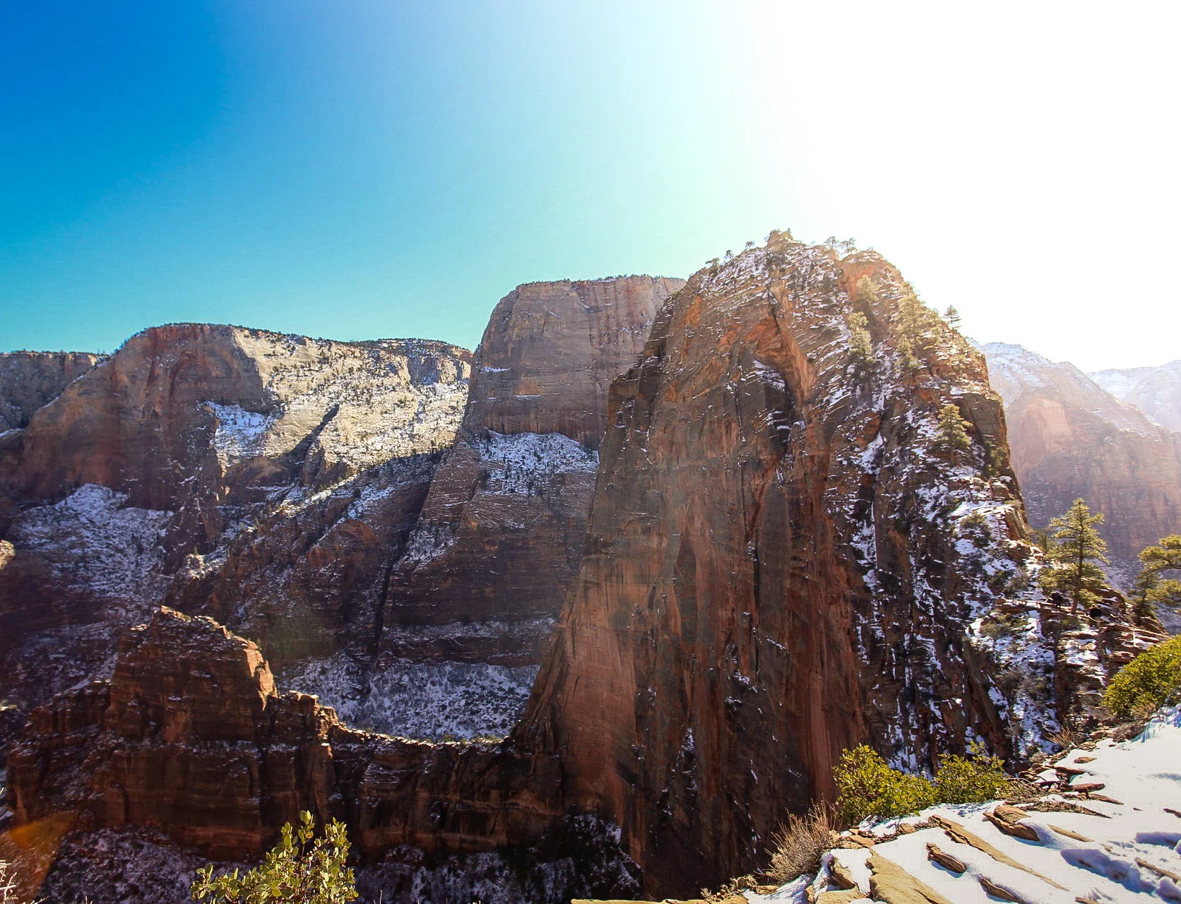 Angel's Landing from Scout's Overlook