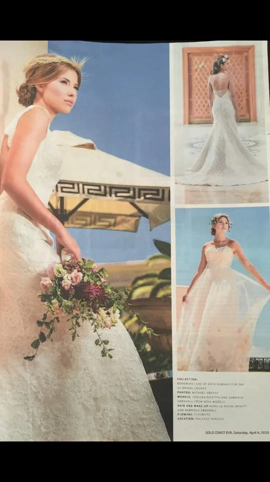 Published work on the Gold Coast Eye Magazine for The GC bridal lounge