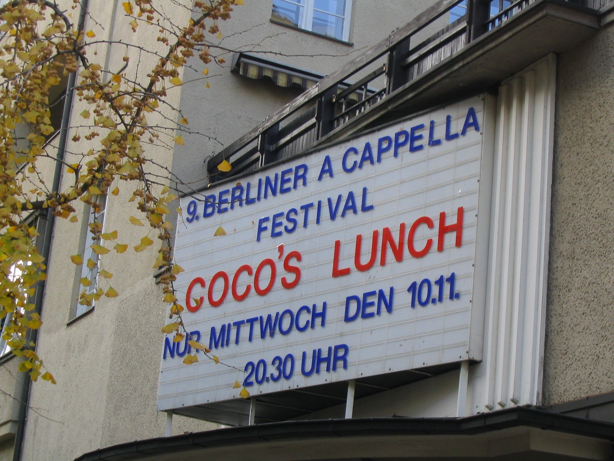 Coco's Lunch Berliner A Cappella Festival.JPG