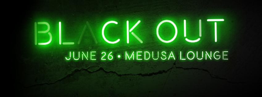 NSFW Party "Black Out" web banner