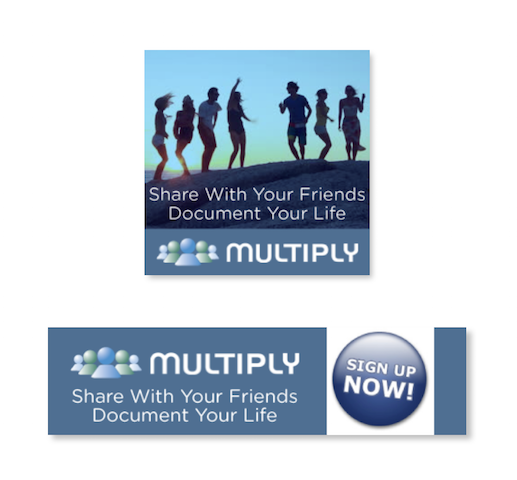 Multiply new account campaign August 2006 digital ads