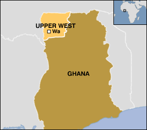 Upper West Region Map.png