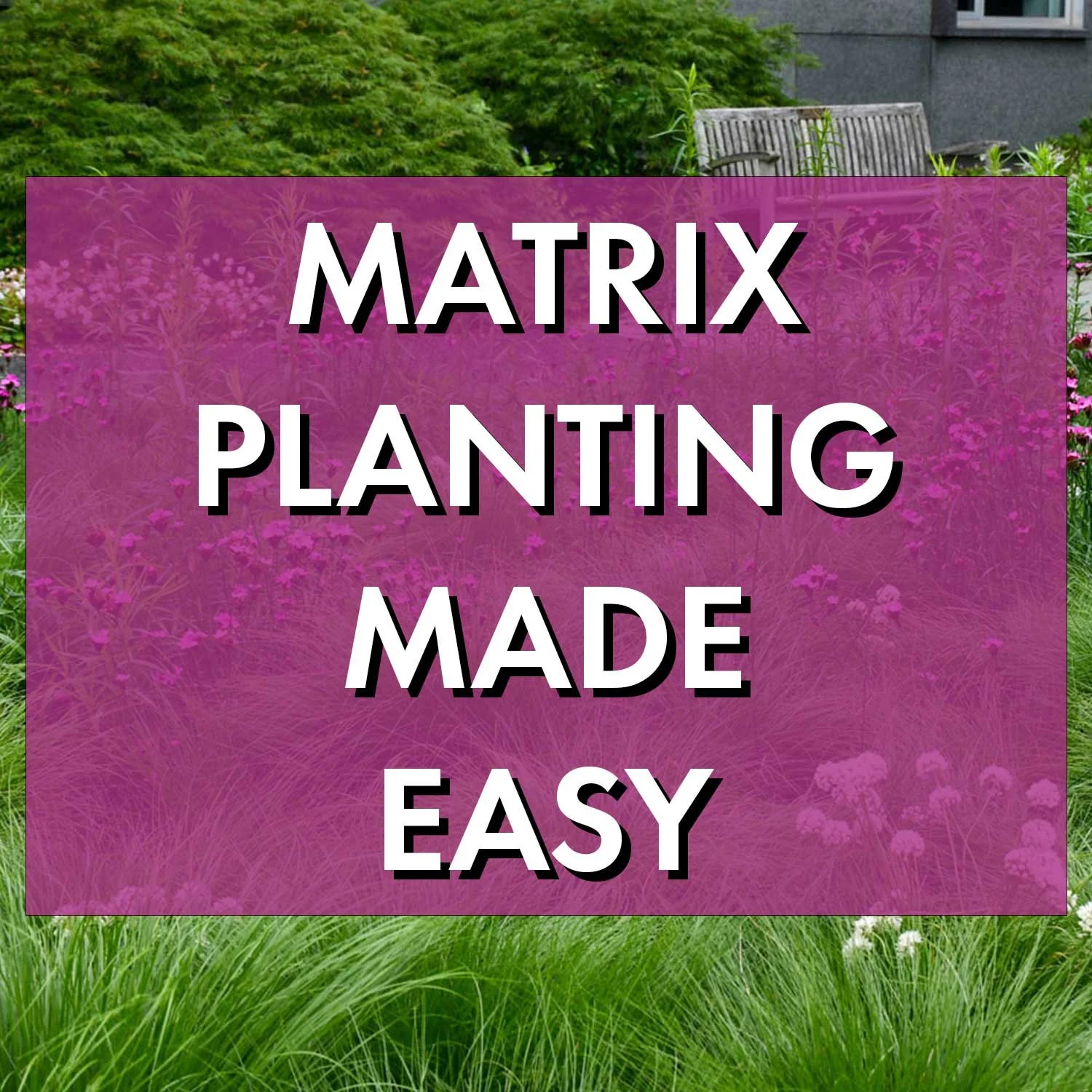 Matrix Planting Made Easy