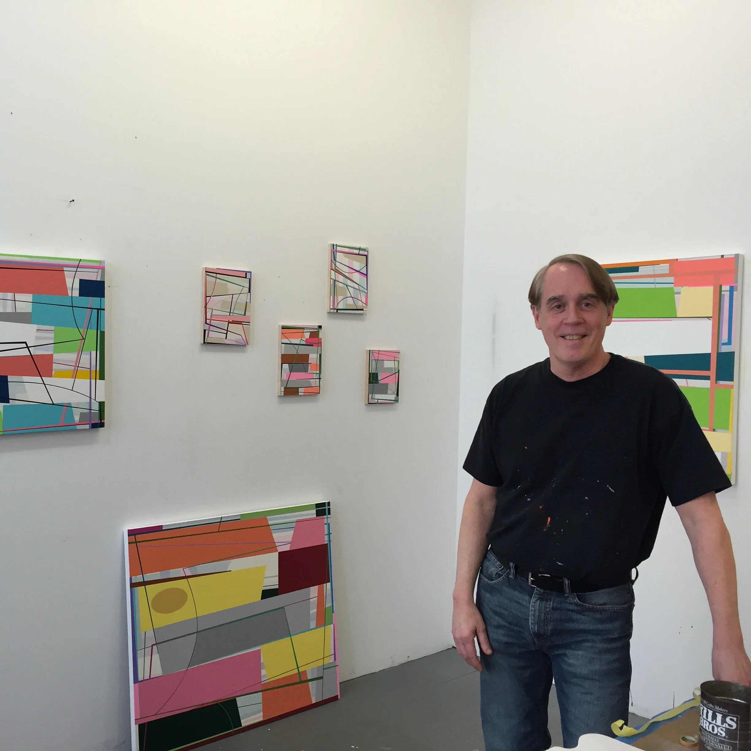 Gary Petersen in his studio. 