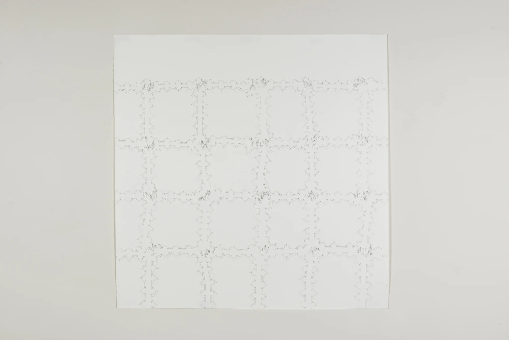 Isometric Drawing 6 (Grid Wall Cities)