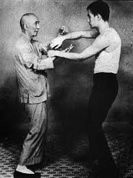 Grandmaster Yip Man and Bruce Lee