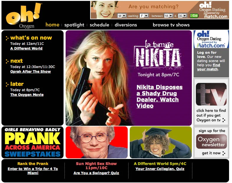 2003: Oxygen.com