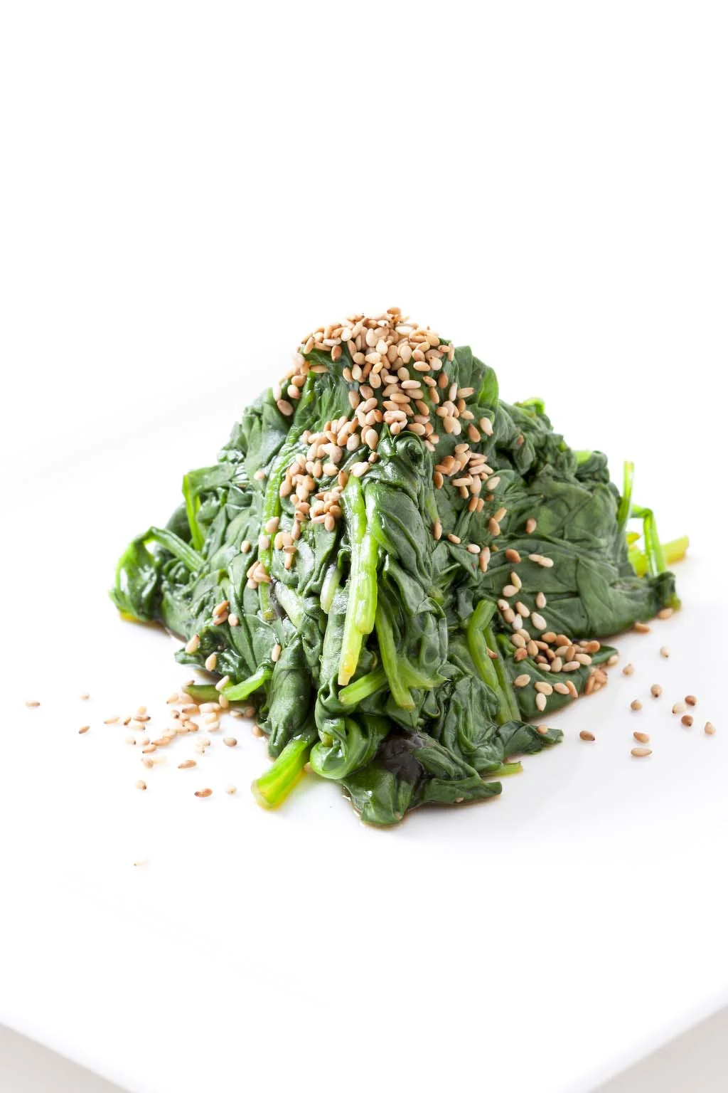 Organic Spinach and roasted Sesame seeds