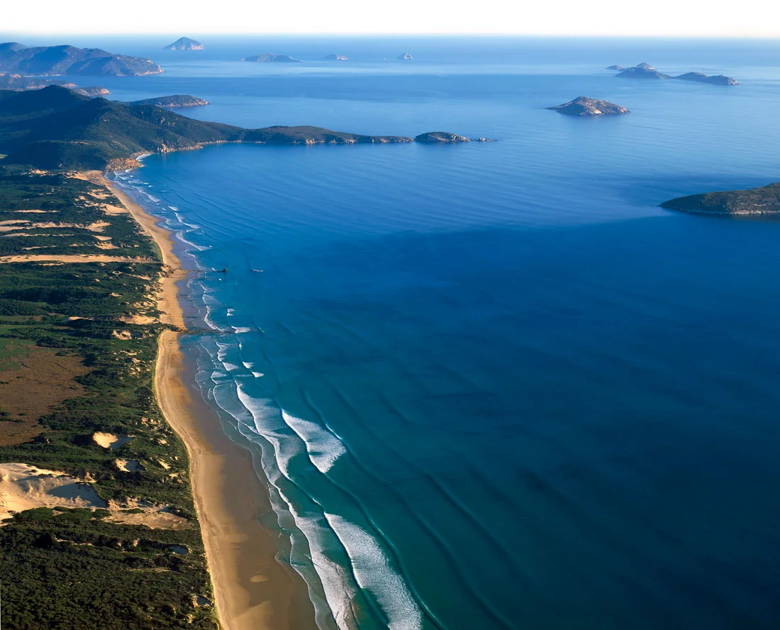 Wilsons Prom Aerial Shoreline
