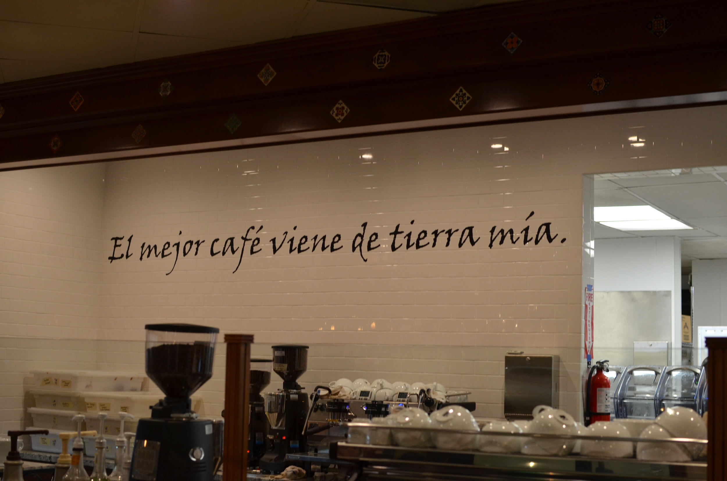 Signage at Tierra Mia.