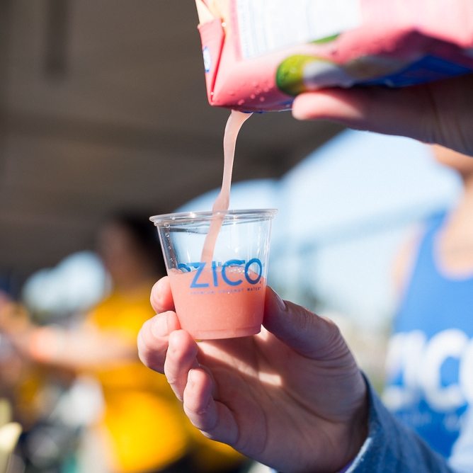 ZICO coconut water. 