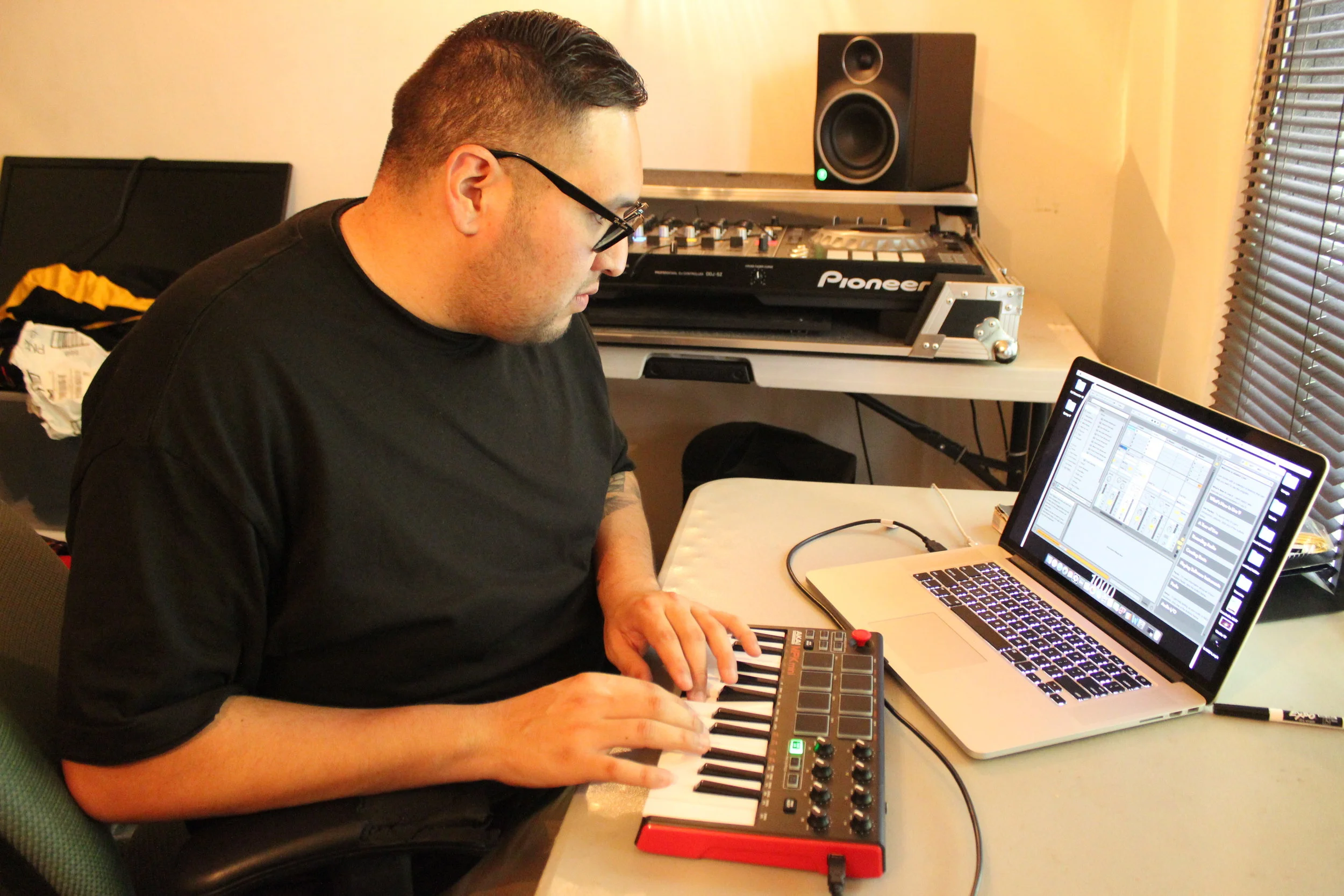 Miguel Orduño hopes to one day release an EP album, but he is putting that on hold until he graduates. 