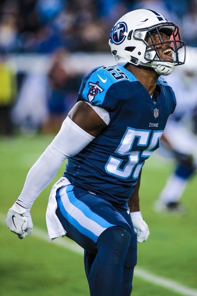 Jayon Brown, Linebacker. Photo credit: Tennessee Titans